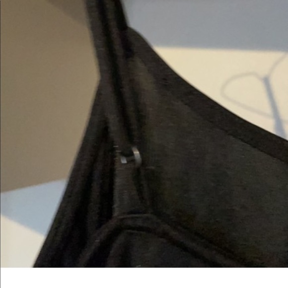 Something Navy long XXS floor length black dress - Picture 5 of 6